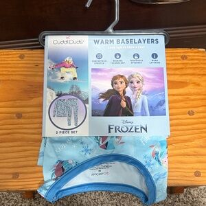 Cuddl Duds Frozen Blue Long Underwear Set